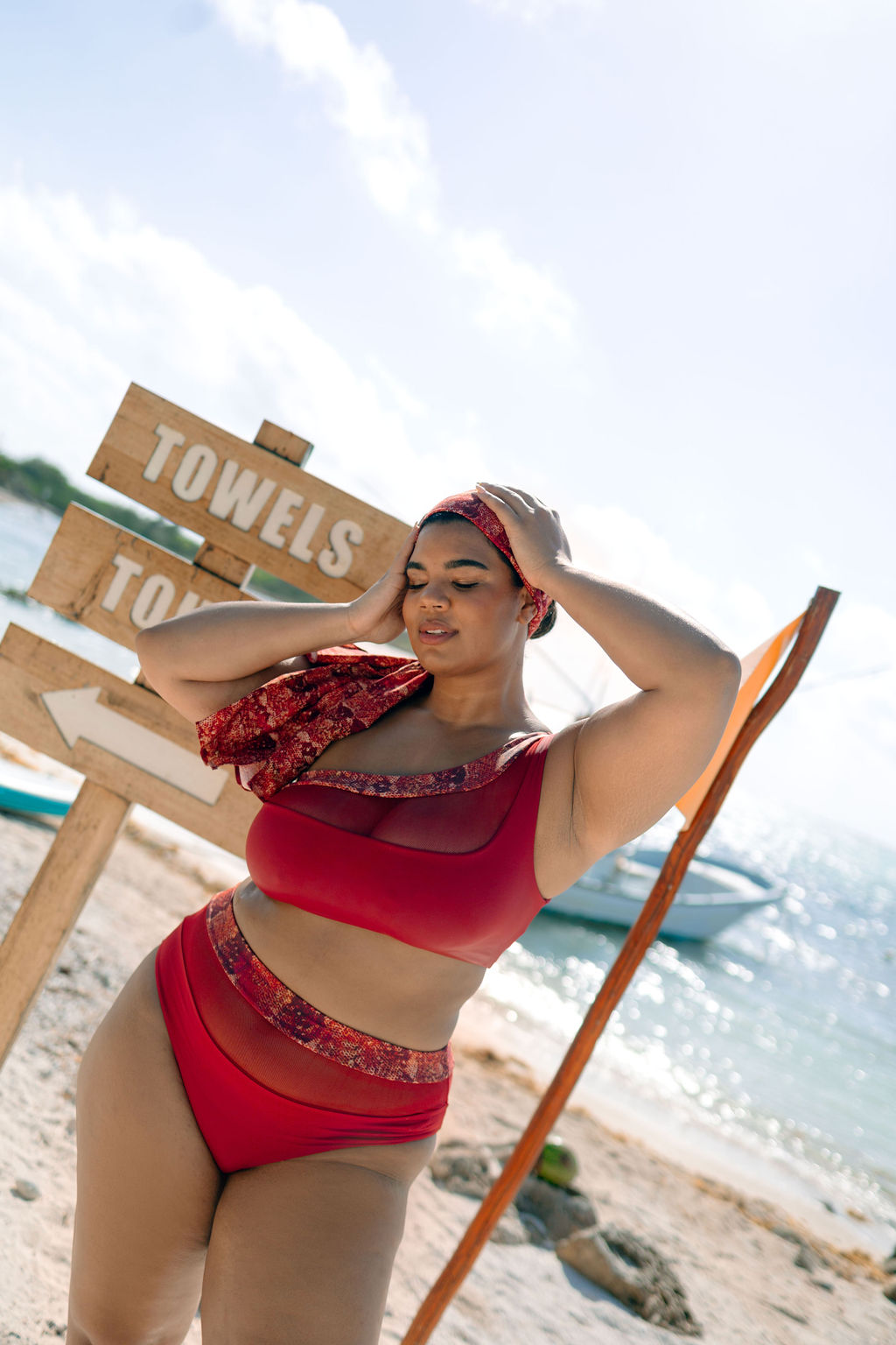 Shell Headscarf - Nomads Swimwear