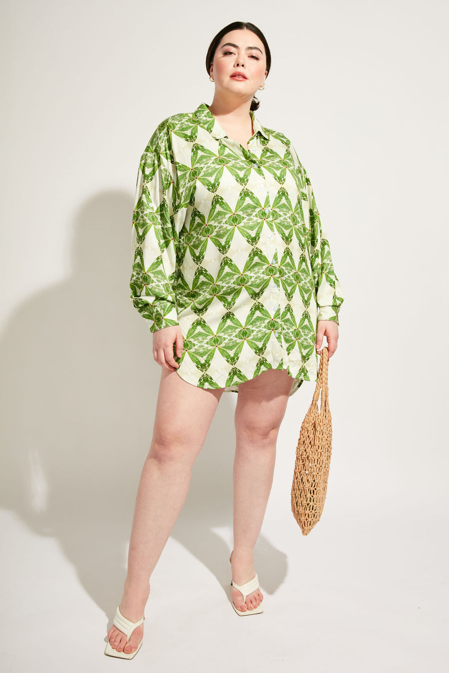 Sol Button-Up Shirt Dress Lenzing™ Ecovero™ - Nomads Swimwear
