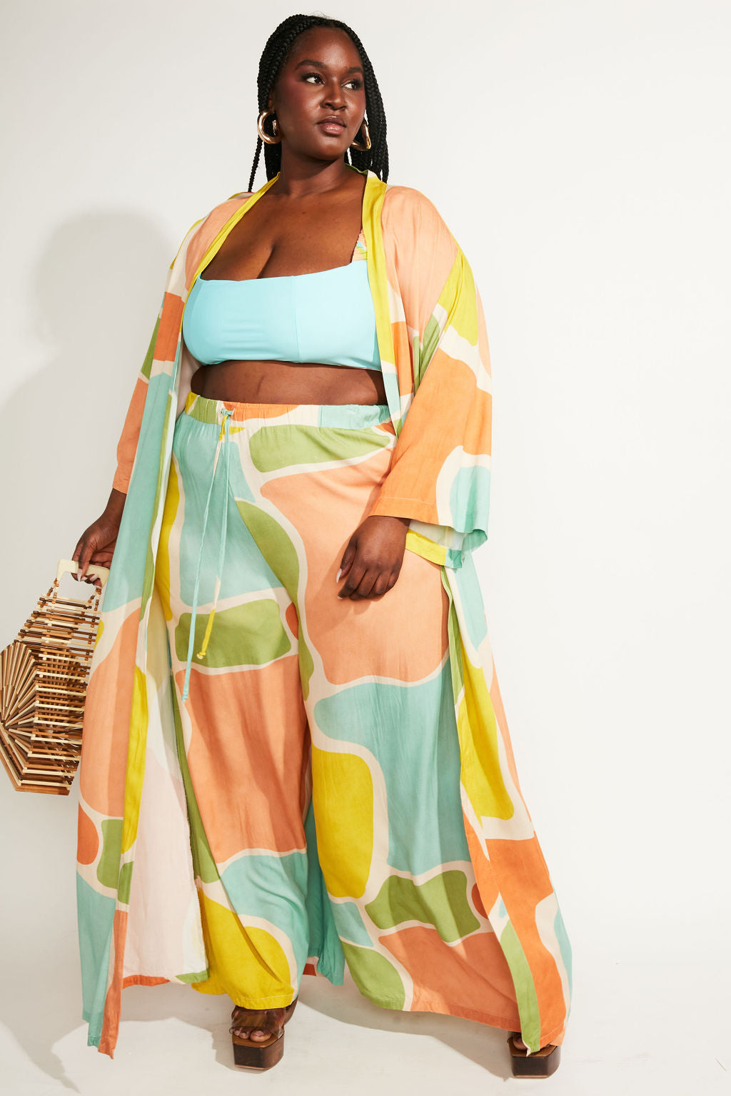 Nomads X Reyna Noriega Sunset Kimono II - Nomads Swimwear