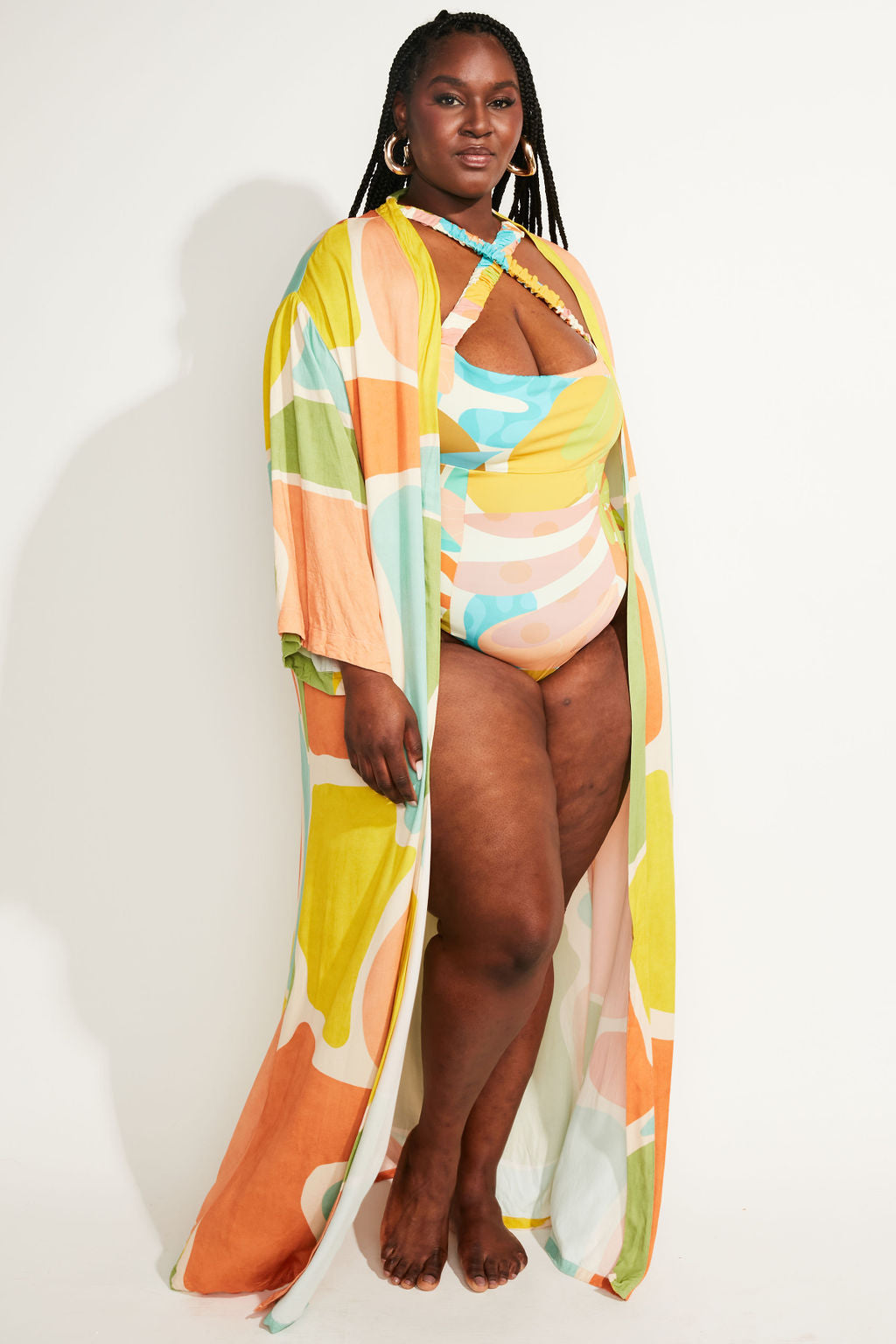 Nomads X Reyna Noriega Sunset Kimono II - Nomads Swimwear