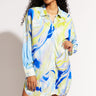 Sol Button-Up Shirt Dress Lenzing™ Ecovero™ - Nomads Swimwear