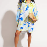 Sol Button-Up Shirt Dress Lenzing™ Ecovero™ - Nomads Swimwear