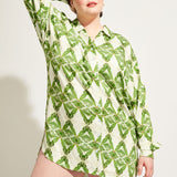 Sol Button-Up Shirt Dress Lenzing™ Ecovero™ - Nomads Swimwear